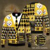 NFL Pittsburgh Steelers Suit Golden Ugly Christmas Sweater