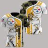 NFL Pittsburgh Steelers White Golden Camo T-Shirt