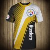 NFL Pittsburgh Steelers Yellow Black T-Shirt V5