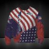NFL Seattle Seahawks American Flag Bomber Jacket