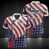 NFL Seattle Seahawks American Flag Polo Shirt