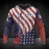NFL Seattle Seahawks American Flag Zip Up Hoodie