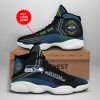 NFL Seattle Seahawks Custom Name Air Jordan 13 Shoes V1