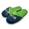 NFL Seattle Seahawks Green Blue In-House Slippers