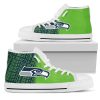 NFL Seattle Seahawks High Top Shoes