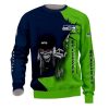 NFL Seattle Seahawks Iron Maiden Halloween Sweatshirt