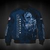 NFL Seattle Seahawks Navy Black Bomber Jacket