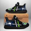 NFL Seattle Seahawks Navy Green Reze Sneakers