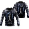 NFL Seattle Seahawks Skull Smoke Zip Up Hoodie