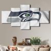 NFL Seattle Seahawks White 5 Panel Canvas