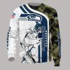 NFL Seattle Seahawks White Navy Camo Sweatshirt