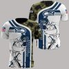 NFL Seattle Seahawks White Navy Camo T-Shirt