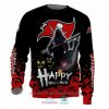 NFL Tampa Bay Buccaneers Black Halloween Sweatshirt