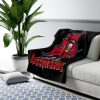 NFL Tampa Bay Buccaneers Black Red Fleece Blanket