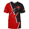 NFL Tampa Bay Buccaneers Black Red Zigzag T-Shirt