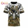 NFL Tampa Bay Buccaneers Custom Name Number Deer Skull T-Shirt