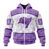 NFL Tampa Bay Buccaneers Custom Name Number Fight Cancer Zip Up Hoodie