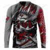 NFL Tampa Bay Buccaneers Custom Name Number Grey Skull Red Sweatshirt
