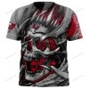 NFL Tampa Bay Buccaneers Custom Name Number Grey Skull Red T-Shirt