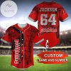 NFL Tampa Bay Buccaneers Custom Name Number Red Limited Baseball Jersey
