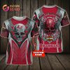 NFL Tampa Bay Buccaneers Custom Name Red Grey T-Shirt