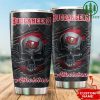 NFL Tampa Bay Buccaneers Custom Name Skull Style Tumbler