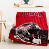 NFL Tampa Bay Buccaneers Helmet Red Est 1976 Fleece Blanket