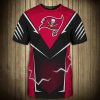 NFL Tampa Bay Buccaneers Lightning Black Red T-Shirt