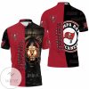NFL Tampa Bay Buccaneers Red Black Polo Shirt V5