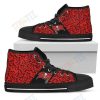NFL Tampa Bay Buccaneers Red Heart High Top Shoes