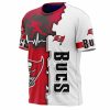NFL Tampa Bay Buccaneers White Red T-Shirt V5