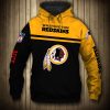 NFL Washington Redskins Black Golden Skull Edition Pullover Hoodie