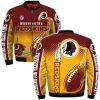 NFL Washington Redskins Golden Brown Bomber Jacket V2