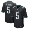 Philadelphia Eagles Donovan McNabb Nike Black NFL Game Jersey