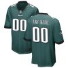 Philadelphia Eagles Nike Midnight Green Custom NFL Game Jersey