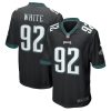 Philadelphia Eagles Reggie White Nike Black NFL Game Jersey
