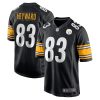 Pittsburgh Steelers Connor Heyward Nike Black NFL Game Jersey