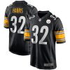 Pittsburgh Steelers Franco Harris Nike Black NFL Game Jersey
