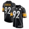 Pittsburgh Steelers James Harrison Nike Black NFL Game Jersey