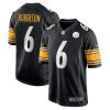 Pittsburgh Steelers Jaquarii Roberson Nike Black NFL Game Jersey