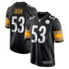 Pittsburgh Steelers Kendrick Green Nike Black NFL Game Jersey
