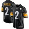 Pittsburgh Steelers Mason Rudolph Nike Black NFL Game Jersey