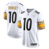 Pittsburgh Steelers Mitchell Trubisky Nike White NFL Game Jersey