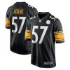 Pittsburgh Steelers Montravius Adams Nike Black NFL Game Jersey