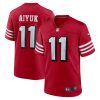 San Francisco 49ers Brandon Aiyuk Nike Scarlet Alternate NFL Game Jersey