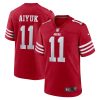 San Francisco 49ers Brandon Aiyuk Nike Scarlet NFL Game Jersey