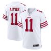 San Francisco 49ers Brandon Aiyuk Nike White NFL Game Jersey