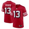San Francisco 49ers Brock Purdy Nike Scarlet Alternate NFL Game Jersey