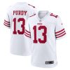 San Francisco 49ers Brock Purdy Nike White NFL Game Jersey