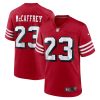 San Francisco 49ers Christian McCaffrey Nike Scarlet Alternate NFL Game Jersey